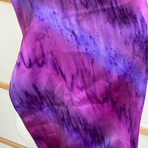 Kriska silk handmade collectors item scarf one of a kind never worn - Picture 3 of 8